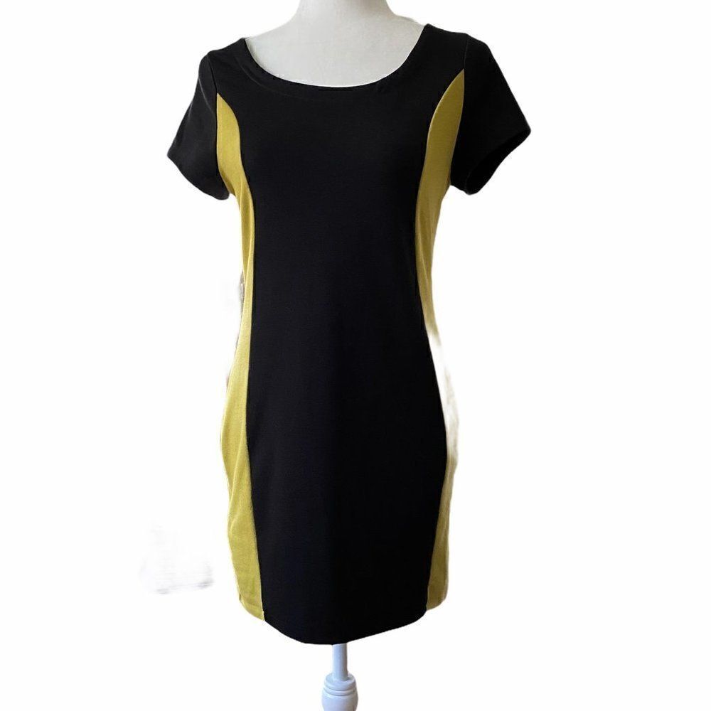 Forever 21 Dress Black and Olive Green SZ M